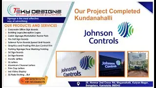 Wall Branding & Glass Branding For Jonson Control