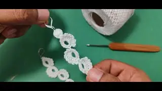 Hermosos aretes largos hojitas😍, muy facil de hacer # 290 English subtitles