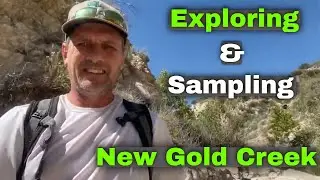Exploring a New Gold Creek in California Prospecting for Gold Sampling The Area