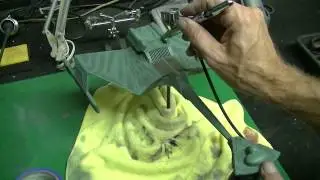 AMT 1/537 Scale Klingon K'tinga Cruiser Buildup - Airbrush Painting