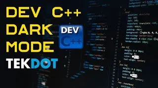 How to turn Dark mode on in Dev C++