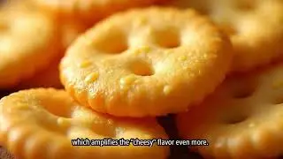 Why do cheese crackers taste so savory, ?#CheeseCrackers #SnackScience #FoodChemistry #SavorySnacks