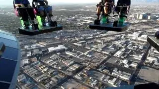 Inside view of Insanity ride
