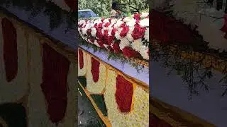 #floraldesign #chariotfestival #templefestival #india #karnataka #bengalurudiaries #hindu
