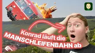Konrad läuft die MAINSCHLEIFENBAHN ab + BONUS SPOTTING! 🚂🔥🤍❤️