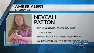 AMBER ALERT: 15-year-old girl missing out of Mitchell County, NC