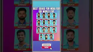 odi world cup ke liye india ki newest playing xi #ipl #crickettournament #rcb #cricketworldcup
