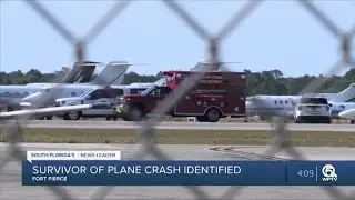 Survivor of Treasure Coast International Airport plane crash identified