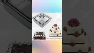 @shortsvideoBazi       Square Cake Mould Pan