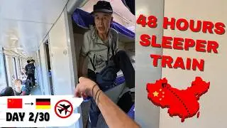 48h Train Across China | China to Germany by Public Transport - Day 2