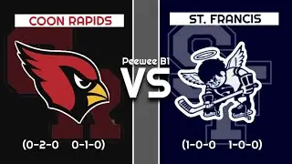 (11/16/2024) Coon Rapids Cardinals @ St. Francis Fighting Saints - Peewee B1