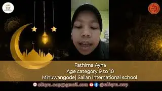 Fathima Ayna|Hifl|Minuwangode|Sailan International school|Al Iqra Kids Talent Show 2023|Season 4🤩🥳