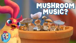 Music For Kids | Using mushrooms to make MUSIC ! | Future Chicken