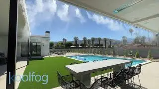 Luxury Outdoor Cooling with Koolfog Misting System &ndash; Palm Springs Estate
