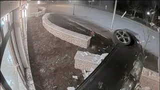 Man crashes at 104 mph into Arlington Heights police station
