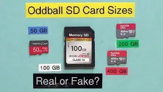 Oddball SD card sizes - Real or fake?