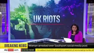 🚨NEWs Woman arrested in UK for posting 'inaccurate information