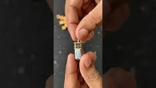 Mini gear motor N20 lift weight easily DIY #gearmotor #dcmotor #diy