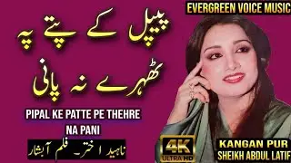 Nahid Akhtar song | pipal ke patte per thehre na pani | urdu- Hindi song | remix song | jhankar song