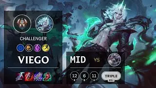 Viego Mid vs Kassadin - EUW Challenger Patch 11.2