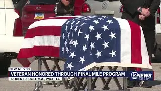 No veteran dies without being noticed at Dole V.A. with Final Mile Ceremony