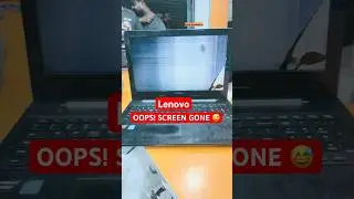 Lenovo Laptop Screen Broken After Drop | Display Need To Be Replaced #shorts