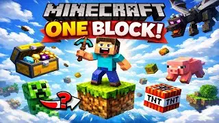 MINECRAFT ONE BLOCK LIVE STREAM ❤️👍