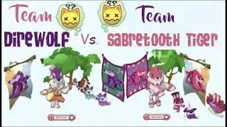 Team DireWolf vs Team Sabertooth Tiger