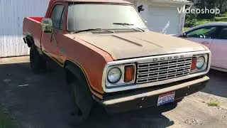 Barn Find 1978 Dodge Macho Power Wagon Will It Run?
