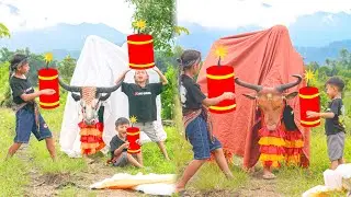BANGUNIN BANTENG PAKAI PETASAN MERCON 😲🐄‼️#bantengan #barongan 