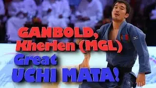 Great Uchi-Mata - Kherlen Ganbold (MGL)- Judo Grand Slam Abu Dhabi 2014