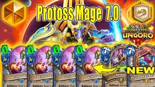 Best Mage Deck To Craft At Mini-Set Is Protoss Mage 7.0 At The Lost City of Un'Goro | Hearthstone