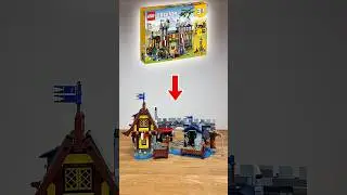 Lego Medieval Harbor (Black Falcons) | Beautiful Alternative 31120 Build