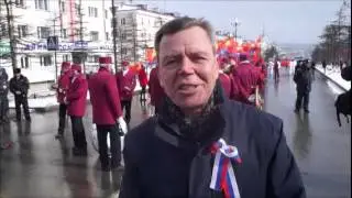 С первым днем мая жителей колымской столицы поздравил мэр Магадана Сергей Абрамов
