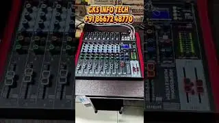 Geestar 8 channel mixer | Bass Mid treble | GKS Info Tech