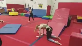 Girl got a mean kick