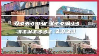Opbouw (Aufbau) kermis (kirmes) Renesse 2021
