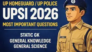 Up Homeguard/upp /upsi2026 General Knowledge/General Science/static GK very important question 