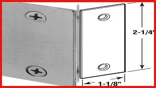 Great product -  Prime-Line U 9521 Edge Filler Plate, 1-1/8 inch, Gray Steel