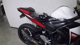 Yamaha R3 Anodizing Racing Exhaust.