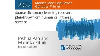 MPG Primer: Sparse dictionary learning recovers pleiotropy from human cell fitness screens (2022)