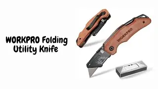Unboxing the Mighty Box Slayer! | WORKPRO Folding Utility Knife - The Hero Every DIYer Needs 🔪📦