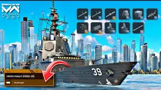 HMAS Hobart &ndash; November FREE Battle Pass Ship Review & Gameplay! | Modern Warships