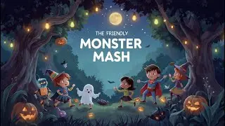 The Friendly Monster Mash! 👻🎃The Friendly Monster Mash Dance | Non-Scary Party Music for Kids