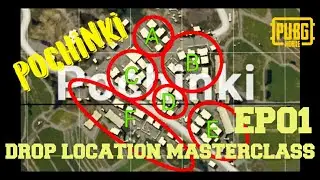 DROP LOCATION MASTERCLASS - POCHINKI || EXPLAINED ANALYSIS || DOMINATE POCHINKI || PUBG MOBILE 2020
