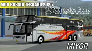 RILIS!! BUS NEW PATRIOT EL-GRANDE MERCEDES BENZ 2445 || MOD BUSSID TERBARU 2025