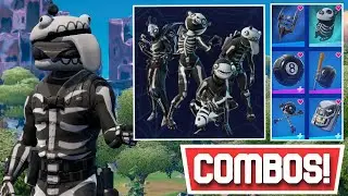 BEST BONE BOSS SKIN [SKULL SQUAD PACK] [HALLOWEEN 2022] COMBOS! | Fortnite