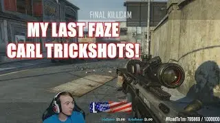 THESE ARE THE LAST TRICKSHOTS I HIT AS FAZE CARL!