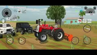 Chained Tractors 3D - Tractor Wali Game Offline :Unique tractor farming simulation game☘️☘️🌾🌾🚜🚜