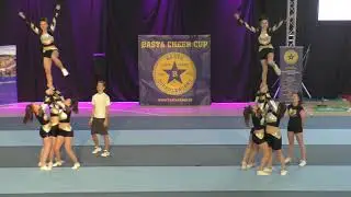 DCH Blizzard Double synchro group stunt Allgirl Senior L5 on BASTA 2017